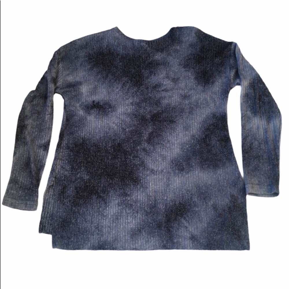 3 For $25 NWT Blue Tie Dye Ribbed Knit Top Rue21 Loose Fit Size XS NWT